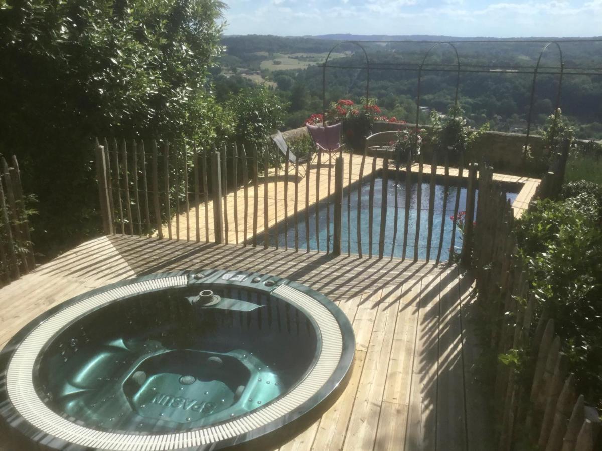 1 Logis A Domme - Piscine & Spa Bagian luar foto
